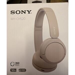 Sony WH-CH520 Wireless Headphones Bluetooth On-Ear Headset